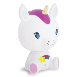 Xanlite - Veilleuse Licorne LED, intensité variable, USB rechargeable, RVB / Blanc chaud - VLLICORNE