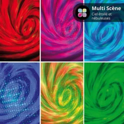 Xanlite - Veilleuse Vaisseau spatial LED Spacelite, 8 modes, enceinte Bluetooth intégrée, Synchronisation sonore - SPACELITE