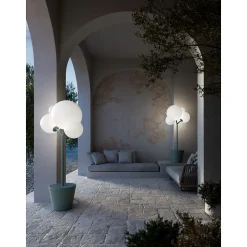 Zafferano - Lampadaire Arbre de Lumière pour intérieur et extérieur. Salvia - Lampadaire LED E27 - Support réglable.