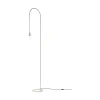Zafferano - Lampadaire Filo, orientable à 200, métal peint, ampoule E27 max 60W incluse, H 231cm - Blanc
