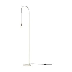Zafferano - Lampadaire Filo, orientable à 200, métal peint, ampoule E27 max 60W incluse, H 231cm - Blanc