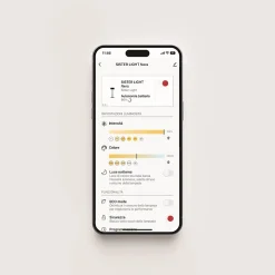 Zafferano SISTER LIGHT Wi-fi Wall Applique intelligente Noir nacré rechargeable et dimmable