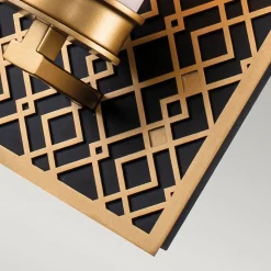 Ziggy Applique Murale 1 Lumière - Laqué Or