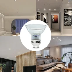 ZMH Ampoule LED Ampoules Gu10 4w 3000k Remplace