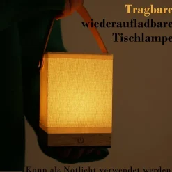 ZMH Lampe à Poser De Bureau LED - Lampe De Chevet Touch LED Dimmable Wireless