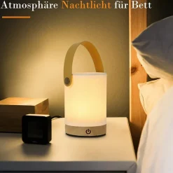 ZMH Lampe à Poser De Bureau LED - Lampe De Chevet Touch LED Dimmable Wireless