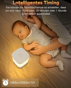 ZMH Lampe à Poser De Table LED Tactile Intensité Variable - Lampe De Chevet Rechargeable Par USB