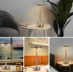 ZMH Lampe à Poser De Table LED Sans Fil Intensité Variable Pour Rebord De Fenêtre Salon
