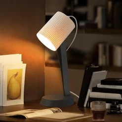 ZMH Lampe à Poser De Table De Style Campagnard Moderne Avec Câble De Salon Avec Interrupteur à Bascule