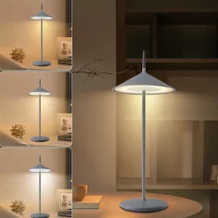 ZMH Lampe à Poser De Table LED Intensité Variable Table D'extérieur Moderne Pour Jardin