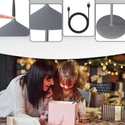 ZMH Lampe à Poser De Table LED Intensité Variable Table D'extérieur Moderne Pour Jardin