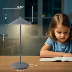 ZMH Lampe à Poser De Table LED Intensité Variable Table D'extérieur Moderne Pour Jardin