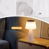 ZMH Lampe à Poser De Table LED Sans Fil à Batterie Solaire - Chevet Tactile Moderne à Intensité Variable