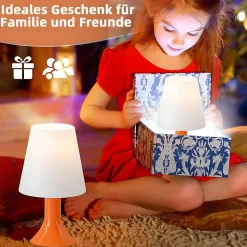 ZMH Lampe à Poser De Table Avec Câble - E14 Lampe De Table Lot De 2 Petite