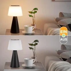 ZMH Lampe à Poser LED Sans Fil 3600 Mah à Intensité Variable - Lampe De Salon Moderne à Piles