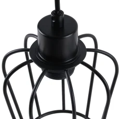 ZMH Lampe à Poser Noir En Bois Vintage E27 Lampe De Chevet Chambre à Coucher Lampe De Table