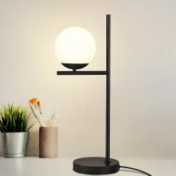 ZMH Lampe De Bureau E27 Noir Modern Design Vintage