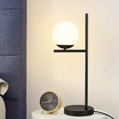 ZMH Lampe De Bureau E27 Noir Modern Design Vintage