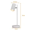 ZMH Lampe De Bureau LED Gu10 Métal, Pour Bureau Ou Salon