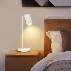 ZMH Lampe De Bureau LED Gu10 Métal, Pour Bureau Ou Salon