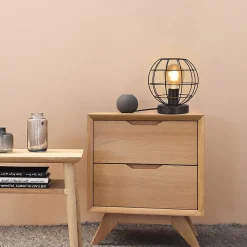 ZMH Lampe De Bureau Rétro Noir E27 Métal imum 40w