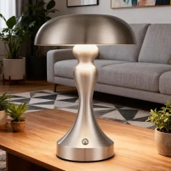 ZMH Lampe De Chevet Sans Fil à LED, Tactile, Intensité Variable, Style Rétro Vintage