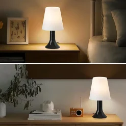 ZMH Lampe De Table Avec Câble - E14 Lampe De Table Lot De 2 Petite Lampe De Salon Table De Chevet