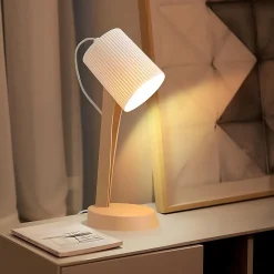 ZMH Lampe De Table De Style Campagnard Moderne Avec Câble De Salon Avec Interrupteur à Bascule