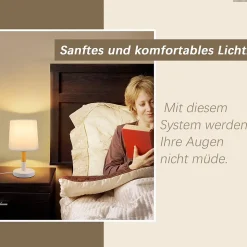 ZMH Lampe De Table LED Lampe De Chevet Lampe De Table - Lampe De Table Chambre E27