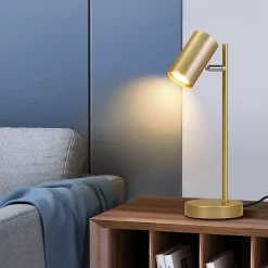 ZMH Lampe De Table LED Salon Gu10 Lampe De Table Métal Pour Bureau