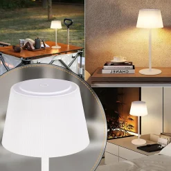 ZMH Lampe De Table LED Tactile à Intensité Variable Table Moderne Avec Batterie