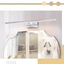 ZMH Lampe LED Pour Bad Chrom 12w 4000k 60cm