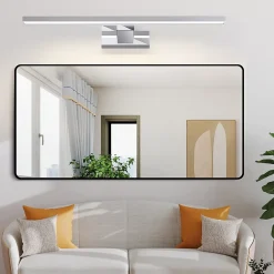 ZMH Lampe LED Pour Bad Chrom 12w 4000k 60cm