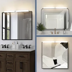 ZMH Miroir Lumineux LED Blanc Moderne 40 Cm 6 W