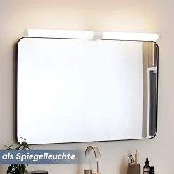 ZMH Miroir Lumineux LED Blanc Moderne 40 Cm 6 W