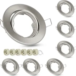 ZMH Spot Encastré LED 6 Avec Douille Gu10 Spot LED Halogène