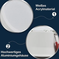 ZMH Spot Encastré LED Set Of 5 5w Spot Encastré Ip44 Pour Salle De Bain Cuisine