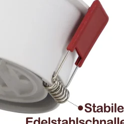 ZMH Spot Encastré LED Set Of 5 5w Spot Encastré Ip44 Pour Salle De Bain Cuisine