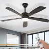 ZMH Ventilateur De Plafond Noir Avec Éclairage LED Silencieux Et Réglable 23 W