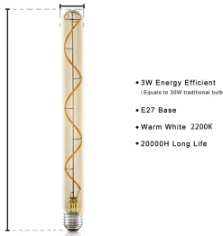 ZMH Ampoule LED Edison LED Vintage - E27 2200K