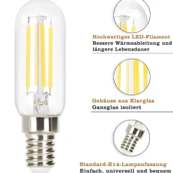 ZMH Ampoule LED Edison LED Vintage T25 2700k