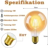 ZMH Ampoule LED Edison LED Vintage - G80 2700k