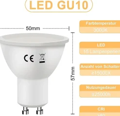 ZMH Ampoule LED 6w à Économie D'énergie Spot Réflecteur Ampoule