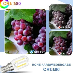 ZMH Ampoules LED E14 Ampoules LED Vintage T22 Ampoules LED Pour Couloir