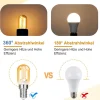 ZMH Ampoules LED E14 Ampoules LED Vintage T22 Ampoules LED Pour Couloir