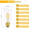 ZMH Ampoules LED Vintage Ampoules 4w Lampe à Économie D'énergie