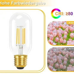 ZMH Ampoules LED Vintage Ampoules 4w Lampe à Économie D'énergie