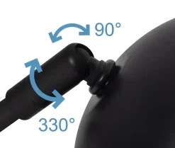 ZMH Applique 1 flamme IP20 murale intérieure avec interrupteur murale vintage métal