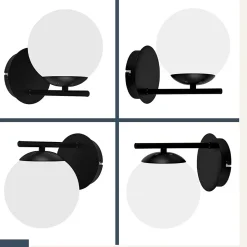 ZMH Applique E27 IP20 Métal Design Moderne pour couloir