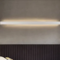 ZMH Applique LED Moderne 100 Cm Lampe Blanc Chaud 31 W Blanc